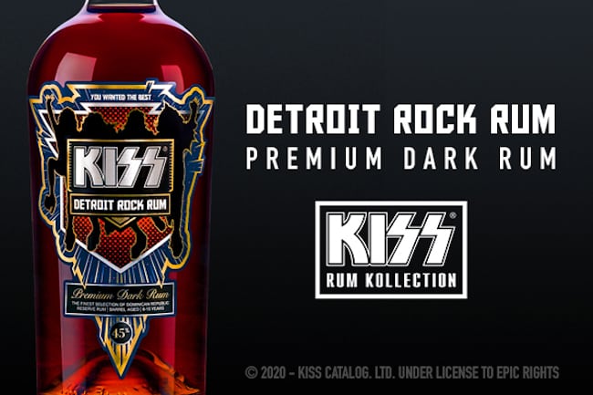 KISS släpper Detroit Rock Premium Dark Rum 1