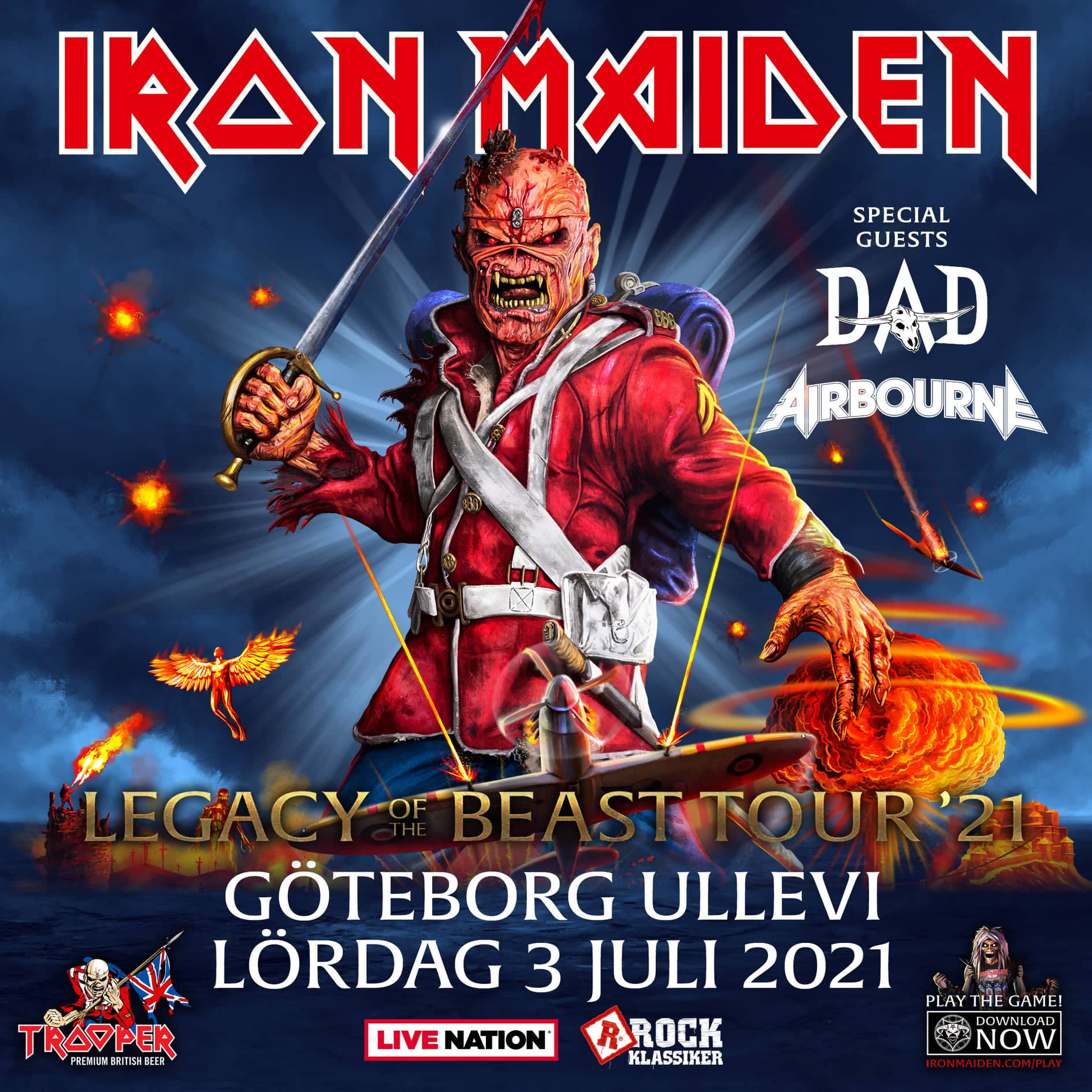 iron maiden tour 2022 oslo