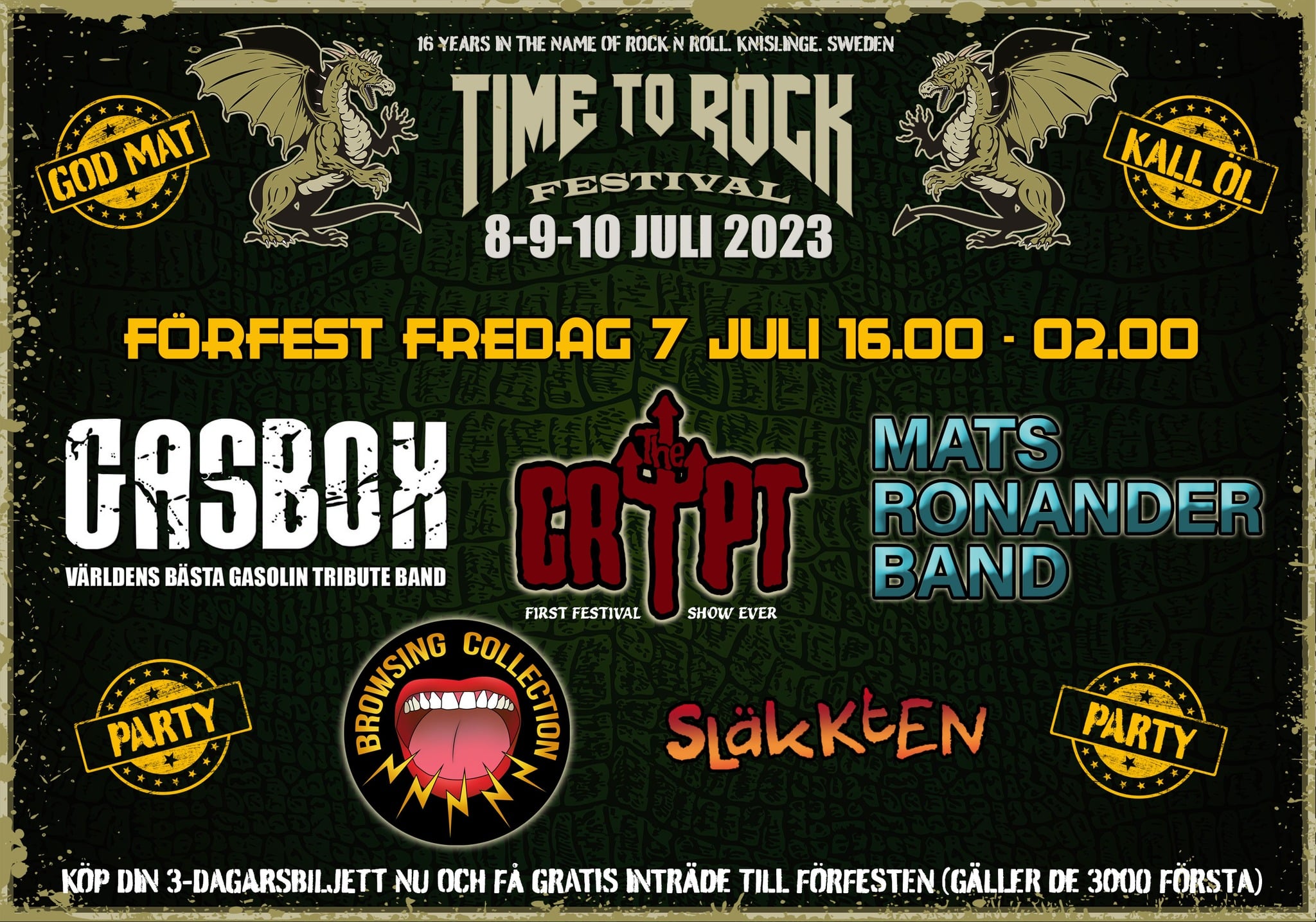 Back Street Crawler klara för Time To Rock Festival 2